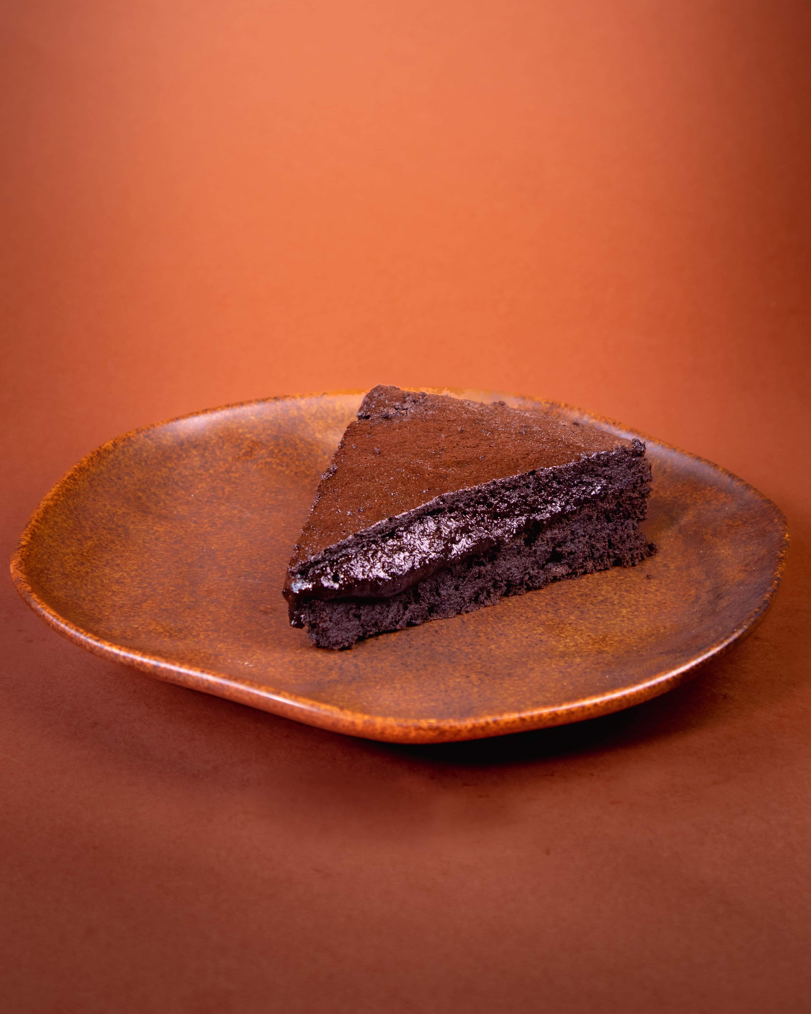 Melt-in-the-Middle Chocolate Cake Slice