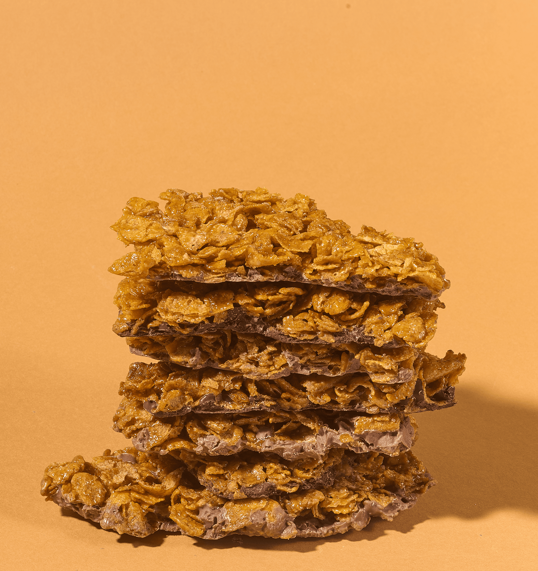 Caramelized Cornflakes with Dark Chocolate